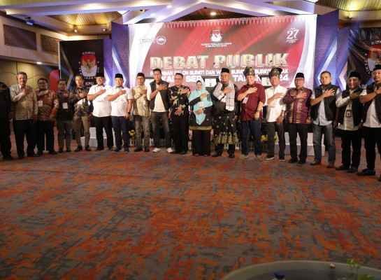 Seusai gelar debat publik, Pjs Bupati Siak Apresiasi kerja  KPU Siak  seta Seluruh Panitia Acara 